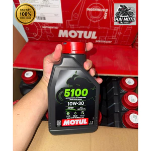 -Mẫu mới- MOTUL 5100 10W30 1L CÔNG NGHỆ Technosynthese® CAM KẾT 100% MOTUL VN-Mẫu mới-