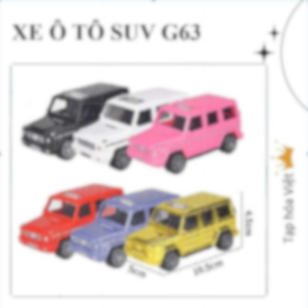 (COMBO 3 CHIẾC) Siêu xe trang trí bánh sinh nhật, siêu xe mô hình suv, xe suv, ô tô trang trí bánh