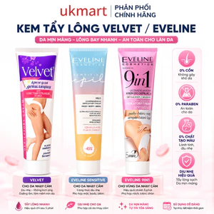 Kem Tẩy Lông Eveline Ba Lan Active Epil Từ Khoáng Chất Biển Cho Mọi Loại Da 125ml, Bio Hữu Cơ
