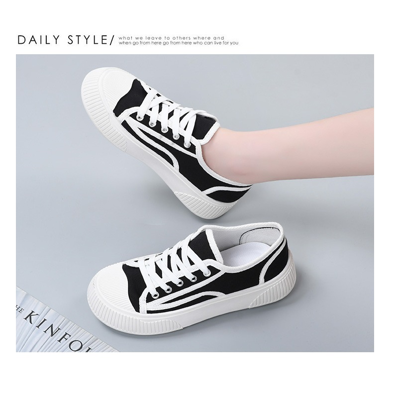 [XẢ KHO] Giày Sục Sneaker Nữ Vải Cao Cấp Thắt NƠ Dây Bản To Stye Hàn Quốc Cực Xinh