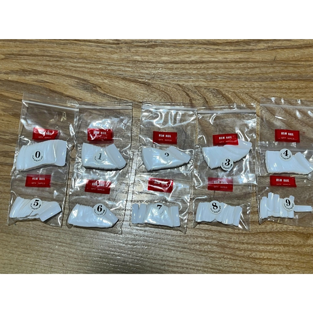 Móng giả Nail đủ số màu trong màu đục tự nhiên