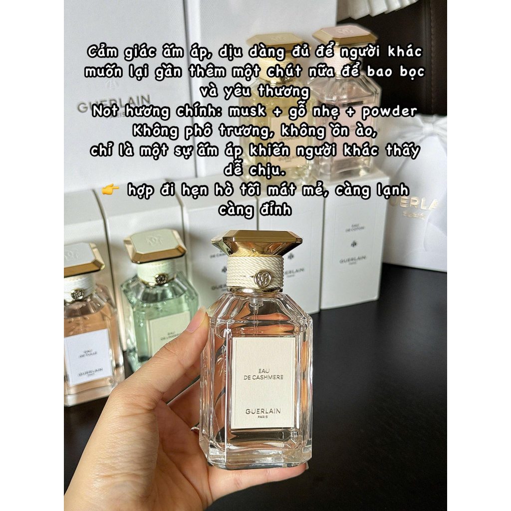 [Mẫu Thử 10ml] Nước Hoa GL Eau de Cashmere Eau de Parfum | Chuẩn Authentic