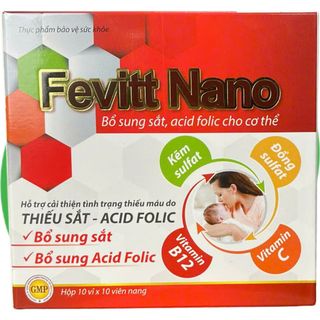 (4M) Fevitt Nano Chữ Đen 100 Viên - Rostex - Vinaphar - Vitamin Phục Hồi - Vitamin Phục Hồi