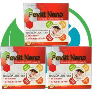 (4M) Fevitt Nano Chữ Đen 100 Viên - Rostex - Vinaphar - Vitamin Phục Hồi - Vitamin Phục Hồi
