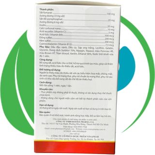 (4M) Fevitt Nano Chữ Đen 100 Viên - Rostex - Vinaphar - Vitamin Phục Hồi - Vitamin Phục Hồi
