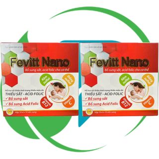 (4M) Fevitt Nano Chữ Đen 100 Viên - Rostex - Vinaphar - Vitamin Phục Hồi - Vitamin Phục Hồi