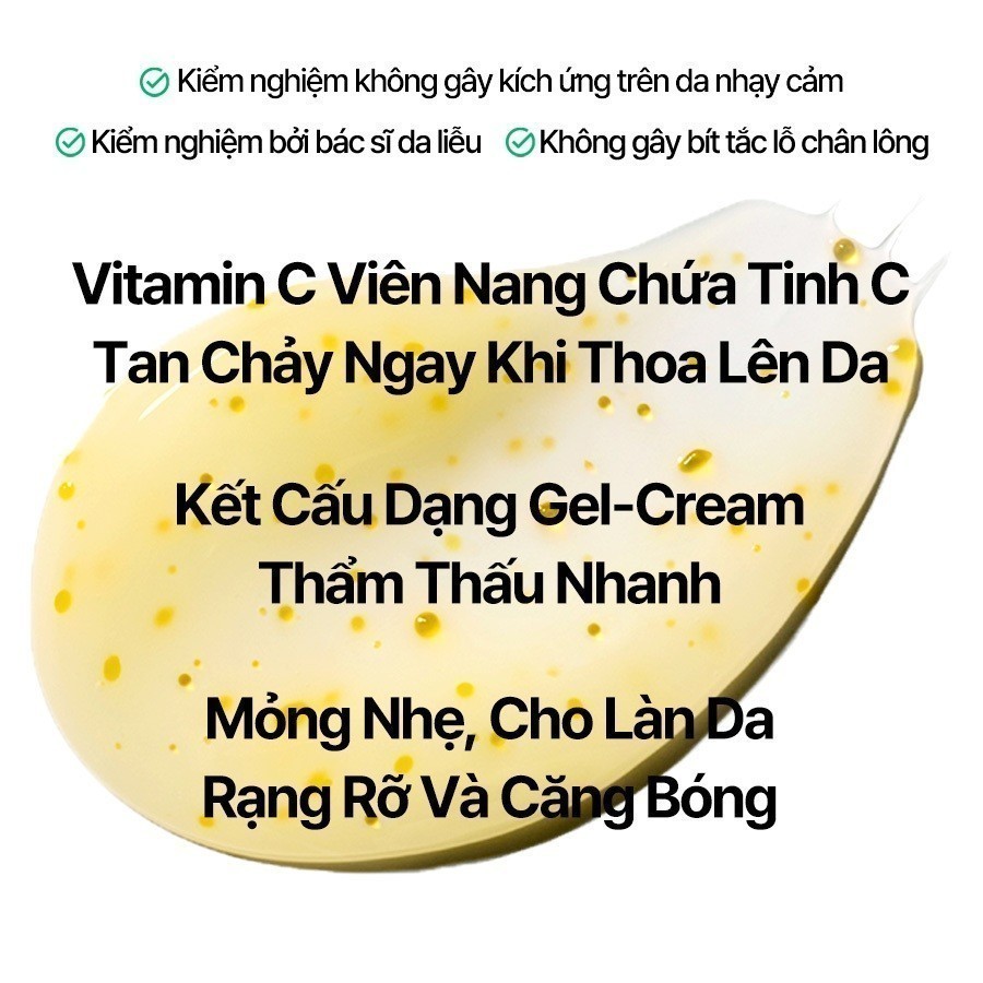 INNISFREE x Kem dưỡng Vitamin C sáng da, mờ thâm dạng gel INNISFREE Green Tea Enzyme Brightening Cream 50ml