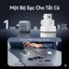 Củ sạc nhanh Vention Nano 70W, 2 cổng USB-C 1 cổng USB-A, Chân gập nhỏ gọn