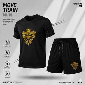 Bộ Thể Thao Nam Mặc Nhà thun lạnh, Đủ size S-->XXL, bộ quần áo hè ngắn tay. Mã VM-05