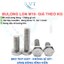 Bulong Lục Giác Ngoài Inox 304 M10 (Dài 20mm - 200mm) - Bu Lông Thép Không Gỉ Chuân DIN 933