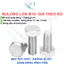 Bulong Lục Giác Ngoài Inox 304 M10 (Dài 20mm - 200mm) - Bu Lông Thép Không Gỉ Chuân DIN 933