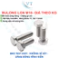 Bulong Lục Giác Ngoài Inox 304 M10 (Dài 20mm - 200mm) - Bu Lông Thép Không Gỉ Chuân DIN 933