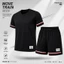 Bộ đồ cọc tay hè thun lạnh mát mẻ, đồ bộ nam thể thao ngắn tay sọc đủ size S-->XXL