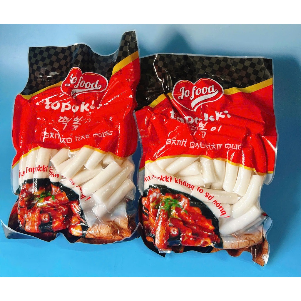 Bánh gạo Topokki Jofood kèm gia vị tuỳ chọn