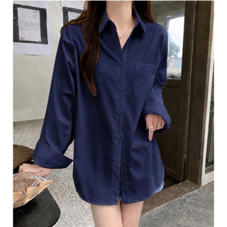 Áo sơ mi Bigsize nữ tay dài phồng bo gấu form rộng dành cho các bạn chubby SM20