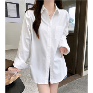 Áo sơ mi Bigsize nữ tay dài phồng bo gấu form rộng dành cho các bạn chubby SM20