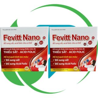 (3M) Fevitt Nano Chữ Đỏ 100 Viên - Rostex - Vinaphar - Vitamin Phục Hồi