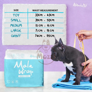 Tã bỉm cho chó Đực Male Wrap Diaper Altimate Pet của Mỹ