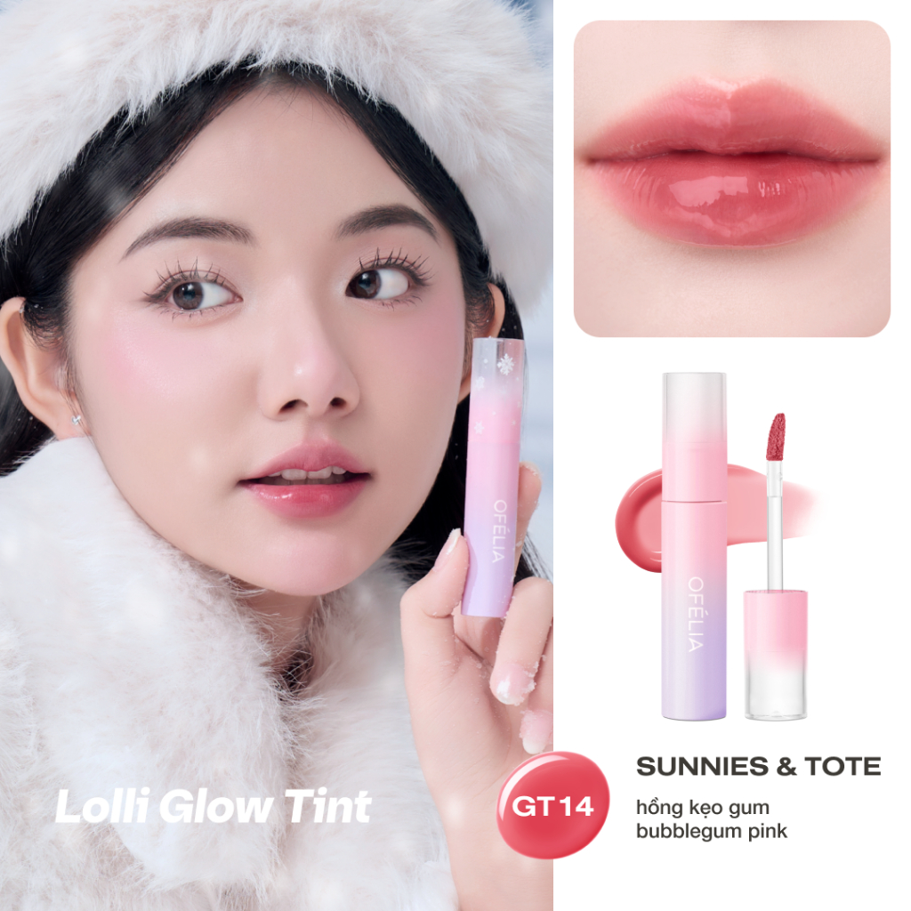 [GIFT] Son Tint Bóng OFÉLIA Lolli Glow Tint (3.9g)