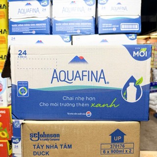 Thùng 24 chai nước tinh khiết Aquafina 355ml