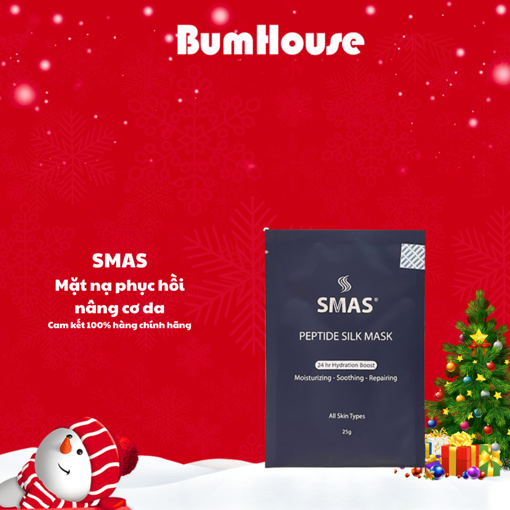 Mặt nạ dưỡng phục hồi da SMAS Peptide Silk Mask 25g/Miếng