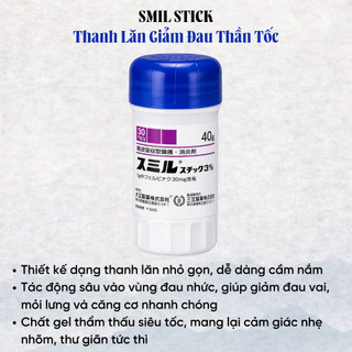 Thanh Lăn Giảm Đau Thần Tốc Smil Stick Nhật Bản SK23
