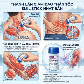 Thanh Lăn Giảm Đau Thần Tốc Smil Stick Nhật Bản SK23