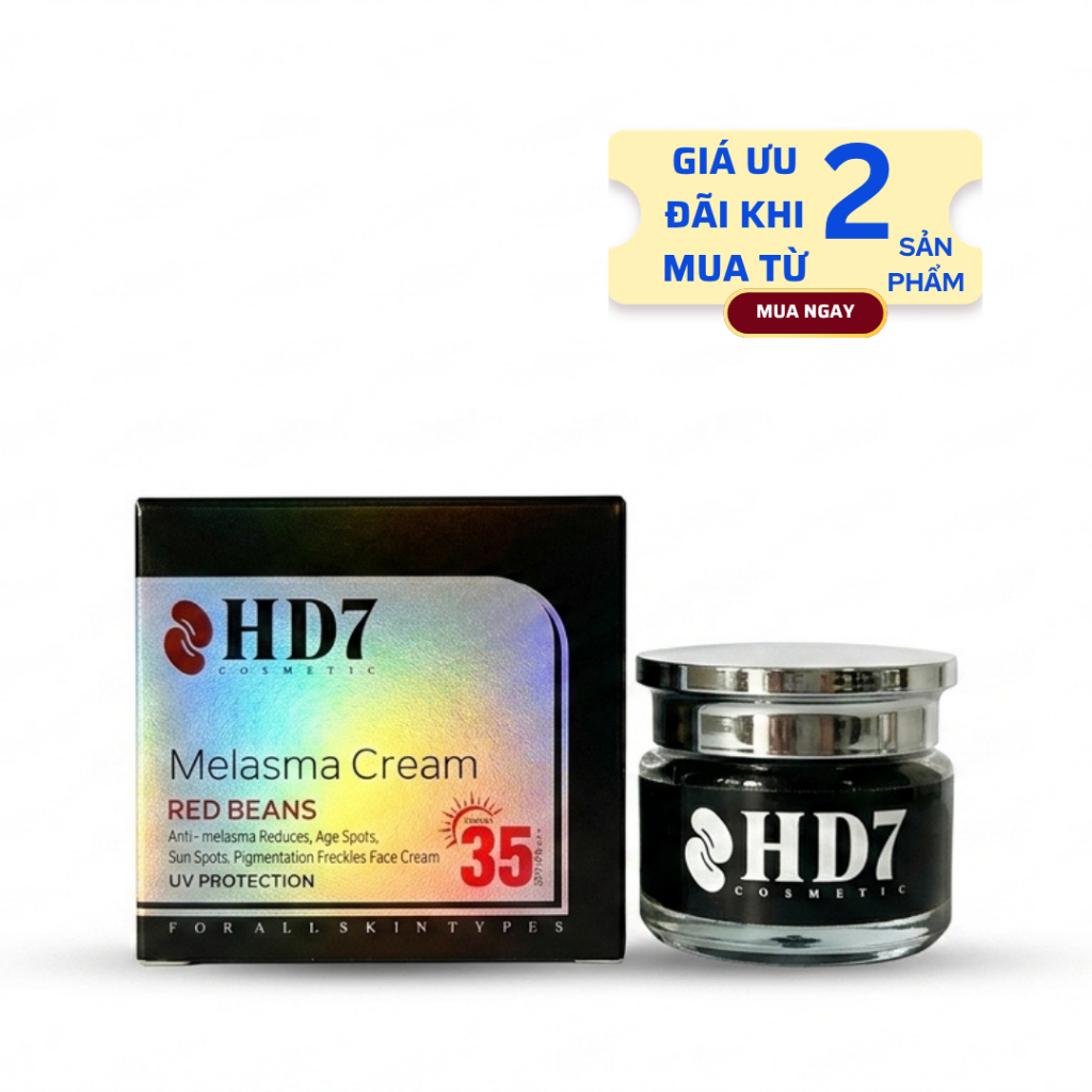 Kem Nám Tàn nhang DD7 20g DD10 30g Red Beans HD7 (đen-trắng)