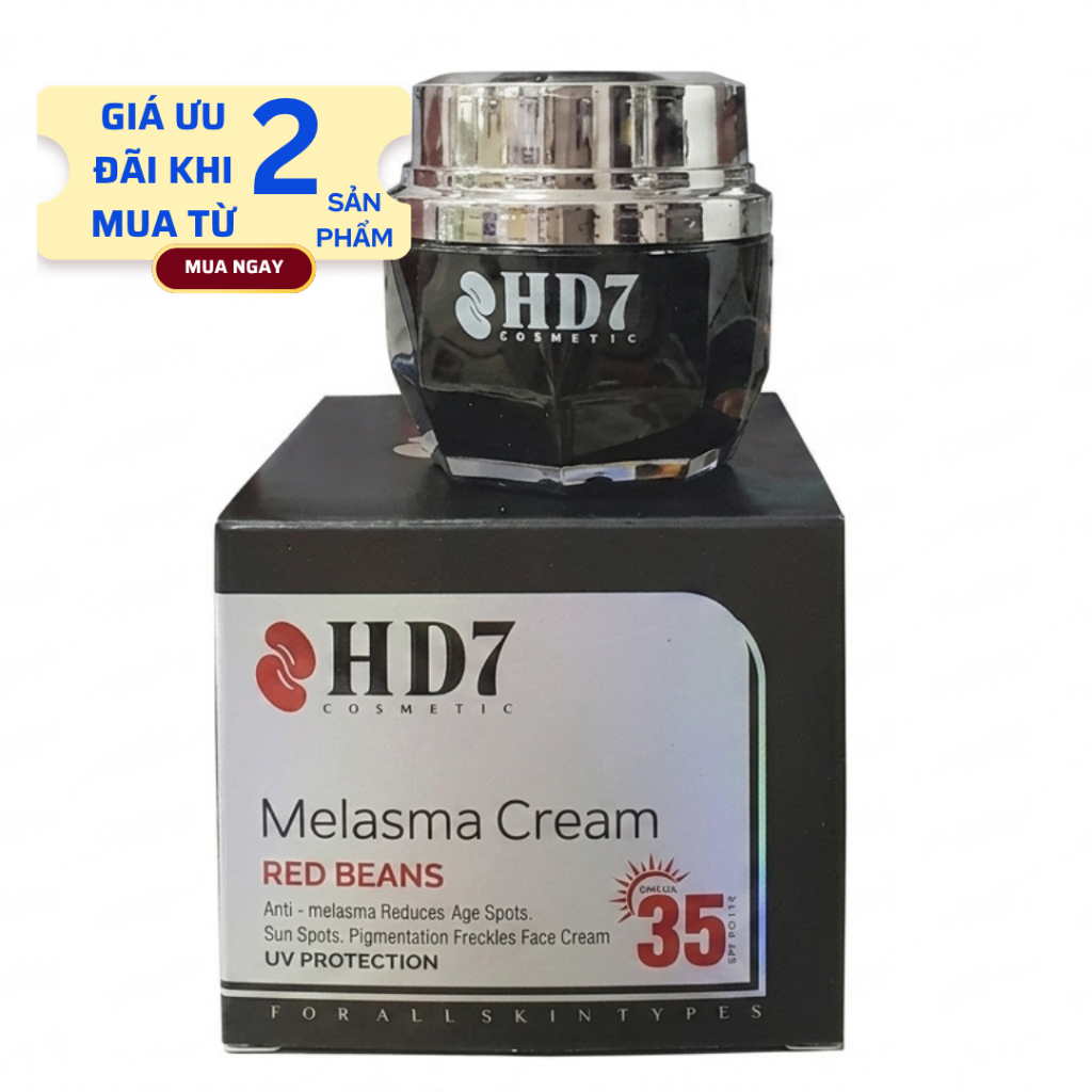 Kem Nám Tàn nhang DD7 20g DD10 30g Red Beans HD7 (đen-trắng)