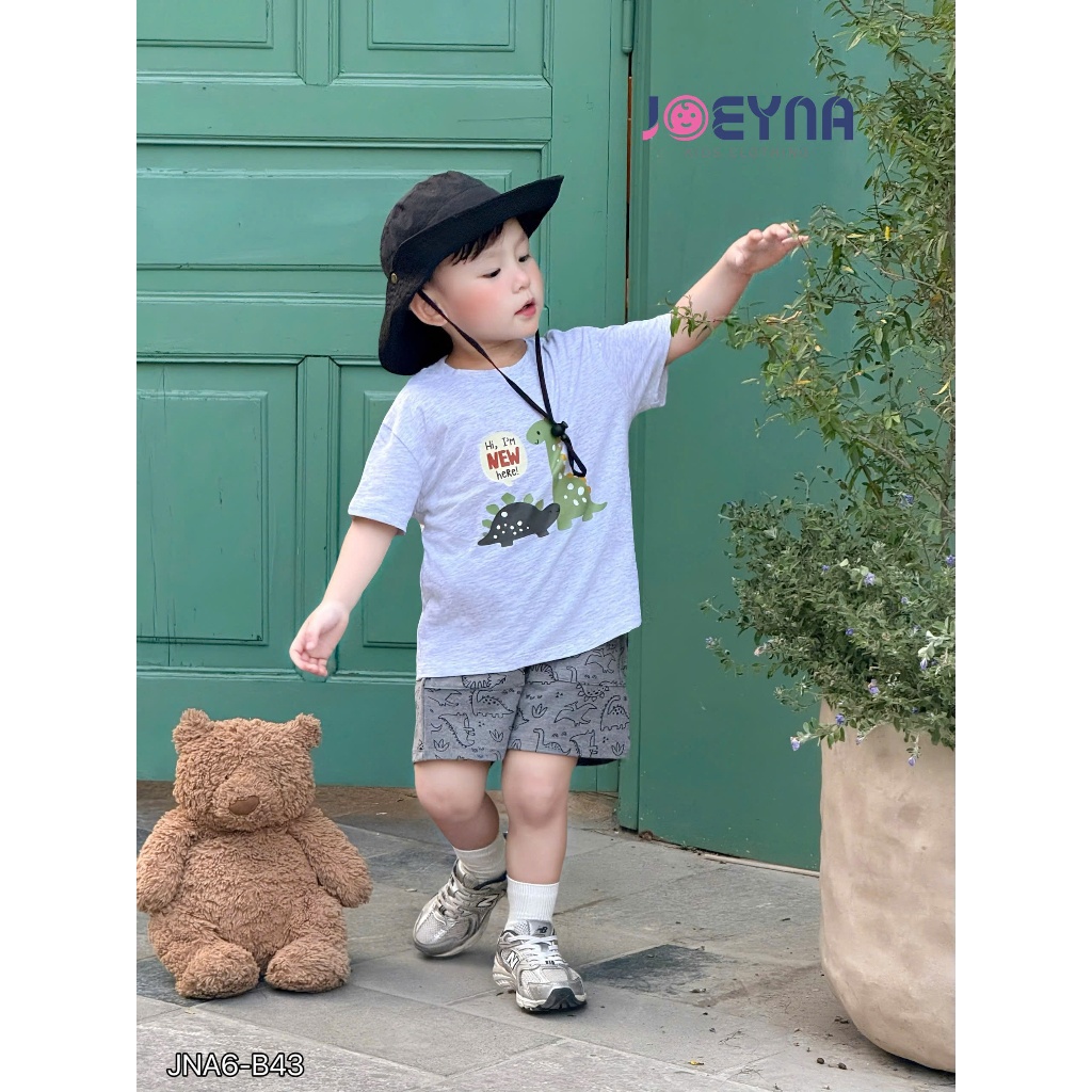 Set bộ cộc Joeyna B43 new here khủng long cho bé 8-24kg