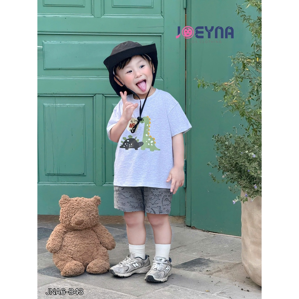 Set bộ cộc Joeyna B43 new here khủng long cho bé 8-24kg