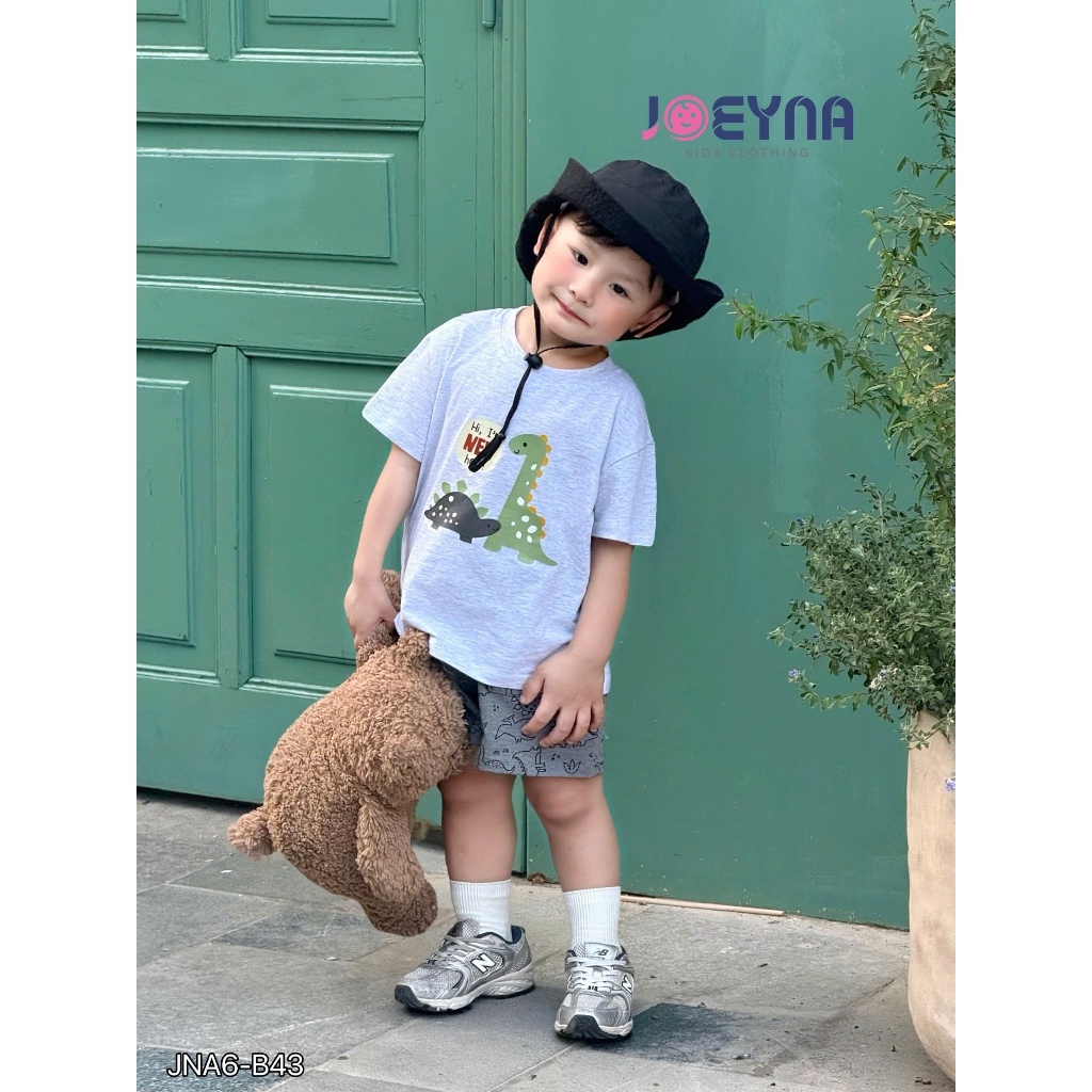 Set bộ cộc Joeyna B43 new here khủng long cho bé 8-24kg