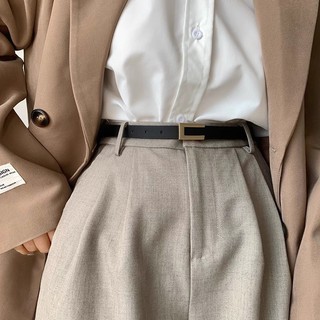 Đai váy chữ C bản nhỏ đơn giản phối đầm, belt vest 1.5cm, thắt lưng nữ phối nhiều trang phục TL89