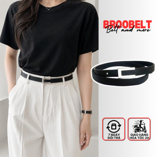 Đai váy chữ C bản nhỏ đơn giản phối đầm, belt vest 1.5cm, thắt lưng nữ phối nhiều trang phục TL89