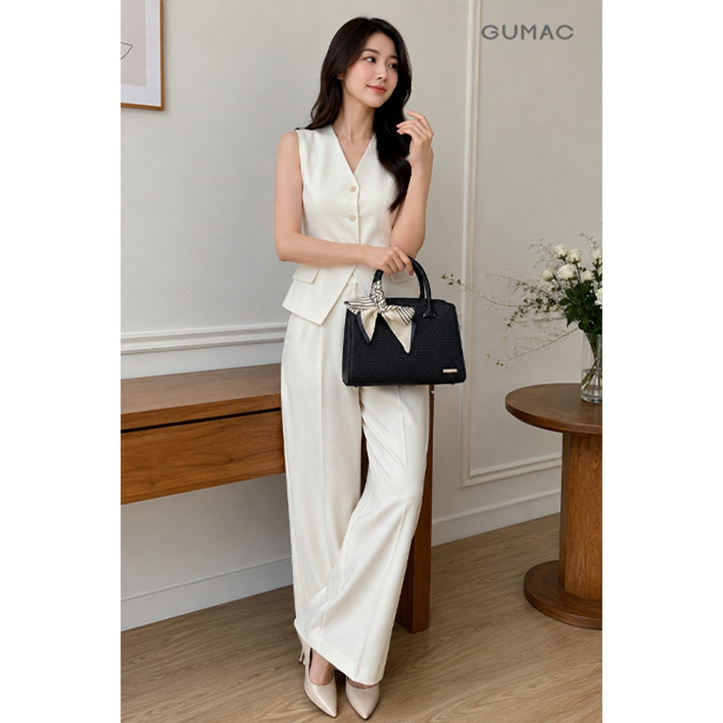Túi Xách Tay Nữ GUMAC Dáng Hộp Đứng Nhỏ Gọn Dễ Phối Đồ Thanh Lịch TXG05034