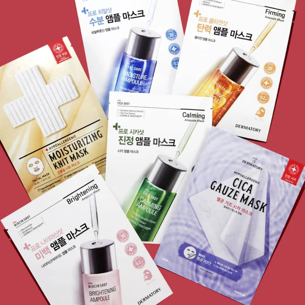 Mặt Nạ Cấp Ẩm, Làm Sáng Da Dermatory Pro Ampoule Mask