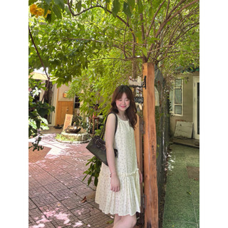 Cherry babydoll dress - Đầm babydoll linen hoa nhí Ma Vie