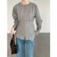 𝗢𝗹𝗶𝘃𝗶𝗮 -Áo Linen tay dài vạt tà rời