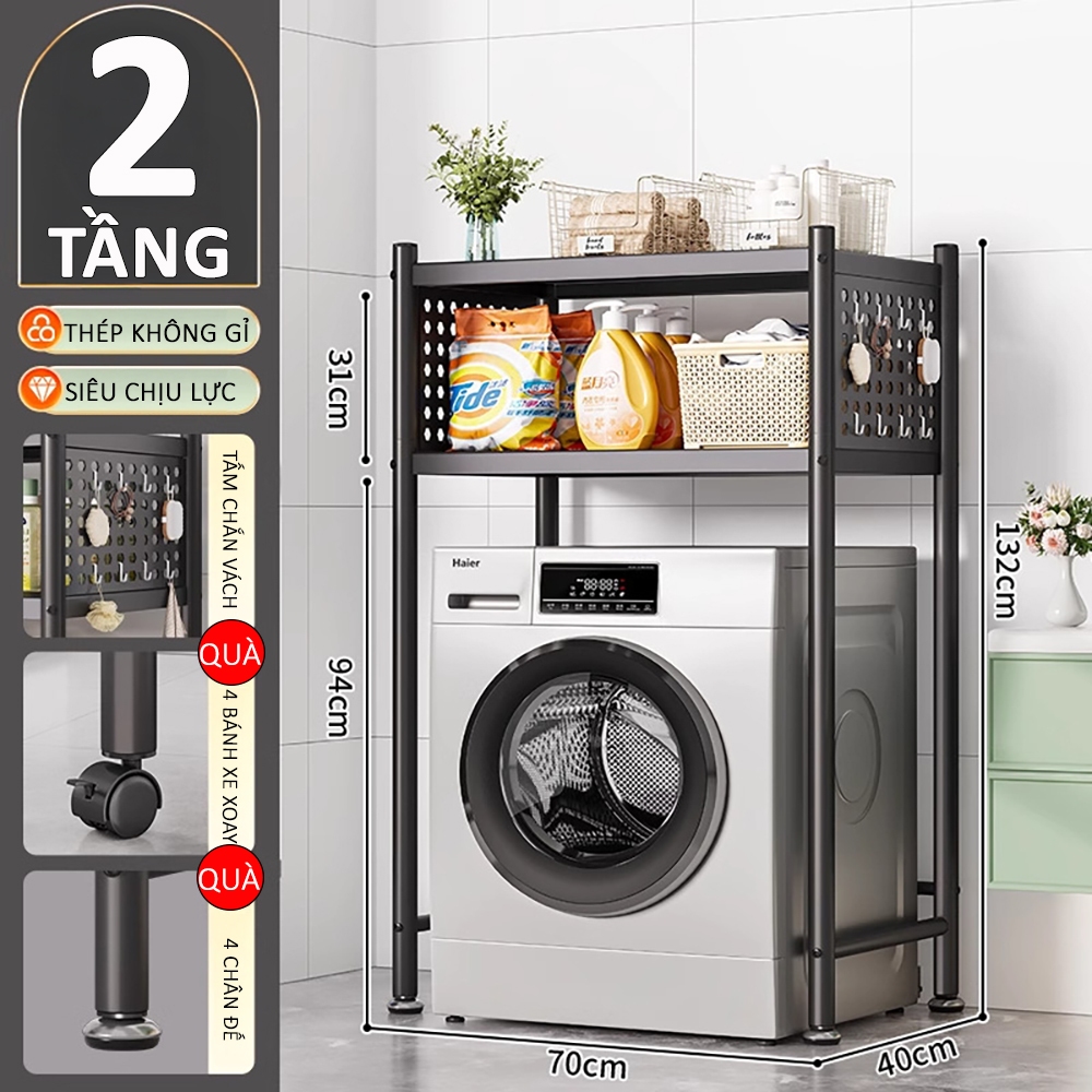 Kệ Máy Giặt Đa Năng 2-3 Tầng Siêu Chắc Chắn, Chống Gỉ, Tối Ưu Mọi Không Gian Cho Nhà Bạn