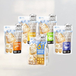Snack cho mèo Thịt tươi sấy thăng hoa CatIdea Freeze Dried Gói 100g