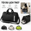 TN37 - Túi Trống Thể Thao Du Lịch Chống Nước Có Ngăn Giày Riêng, Túi Gym Đeo Chéo Size Lớn 45cm Nam Nữ
