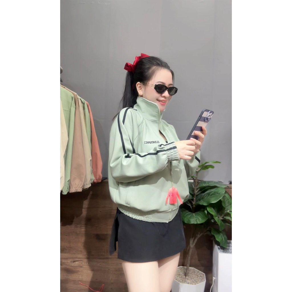 QUỲNH QUỲNH - [Mẫu mới ] Áo khoác nữ thiết kế thời trang, chất liệu PC cotton mềm mại, thiết kế phù hợp mọi lứa tuổi