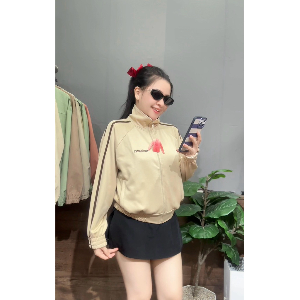 QUỲNH QUỲNH - [Mẫu mới ] Áo khoác nữ thiết kế thời trang, chất liệu PC cotton mềm mại, thiết kế phù hợp mọi lứa tuổi