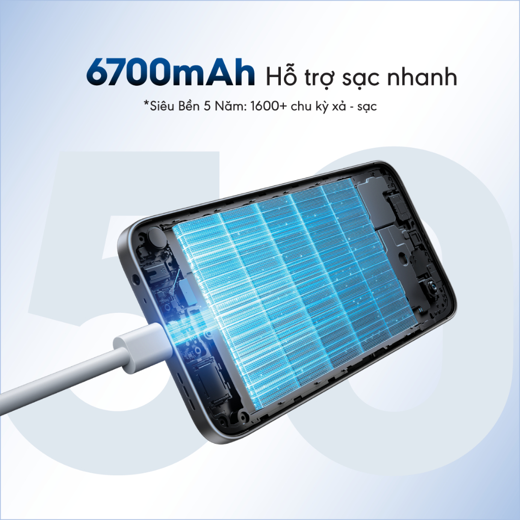 Điện thoại TECNO SPARK 50 (4+8)GB|128GB - Pin 6700mAh | Màn hình 120Hz | Camera AI 50MP | IP64 | NFC
