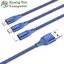 Cáp Sạc 3in1 HOCO U104 66W 1.2m – Thiết Kế Chống Rối, Chống Gãy – BH 6 Tháng – Hoàng Yến Computer