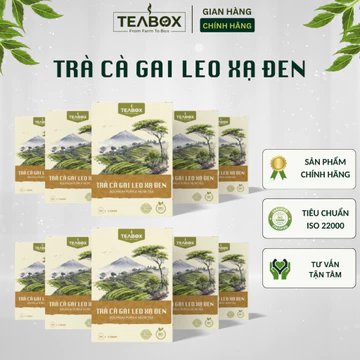 [COMBO 10 HỘP] Trà Cà Gai Leo Xạ Đen Minh Gia Hộp 30 Gói X 3G Mát Gan Thải Độc Tiêu Chuẩn ISO 22000