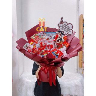 🌷 BÓ HOA BÁNH KẸO HOT TREND – ĐỦ MÀU SIÊU XINH - Hoa bánh kẹo tặng sinh nhật, tốt nghiệp, 8/3, 14/2,20/10, Bó hoa ăn vặt