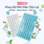 Khay Làm Đá Viên - Khay Đựng Đá Tủ Lạnh, Làm Thạch Kim Cương, Rau Câu (Nhựa PVC Cao Cấp) Bibabibo
