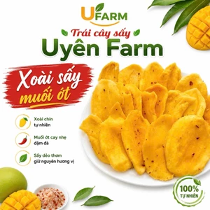 Xoài sấy dẻo muối ớt chua cay tự nhiên,không xơ,đặc biệt thơm ngon (Hàng ngon_không xơ)