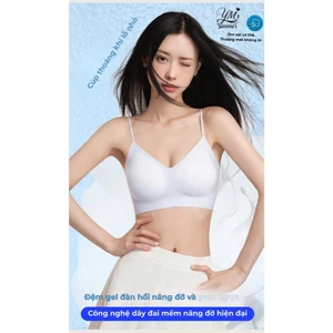 Áo lót hương hoa trà su lạnh không đường may không gọng, áo lớt tàng hình chui đầu, bra chui đầu tàng hình kogọng